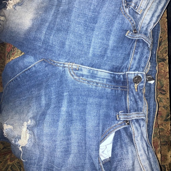 Blue ripped skinny jeans - Picture 2 of 4